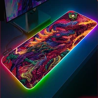 XGZ Hyperbeast Wallpapers Gaming Mouse Pad XXL Large Gaming Expansion MousePad RGB Laptop Pad LED Keyboard Pad Gaming Desk