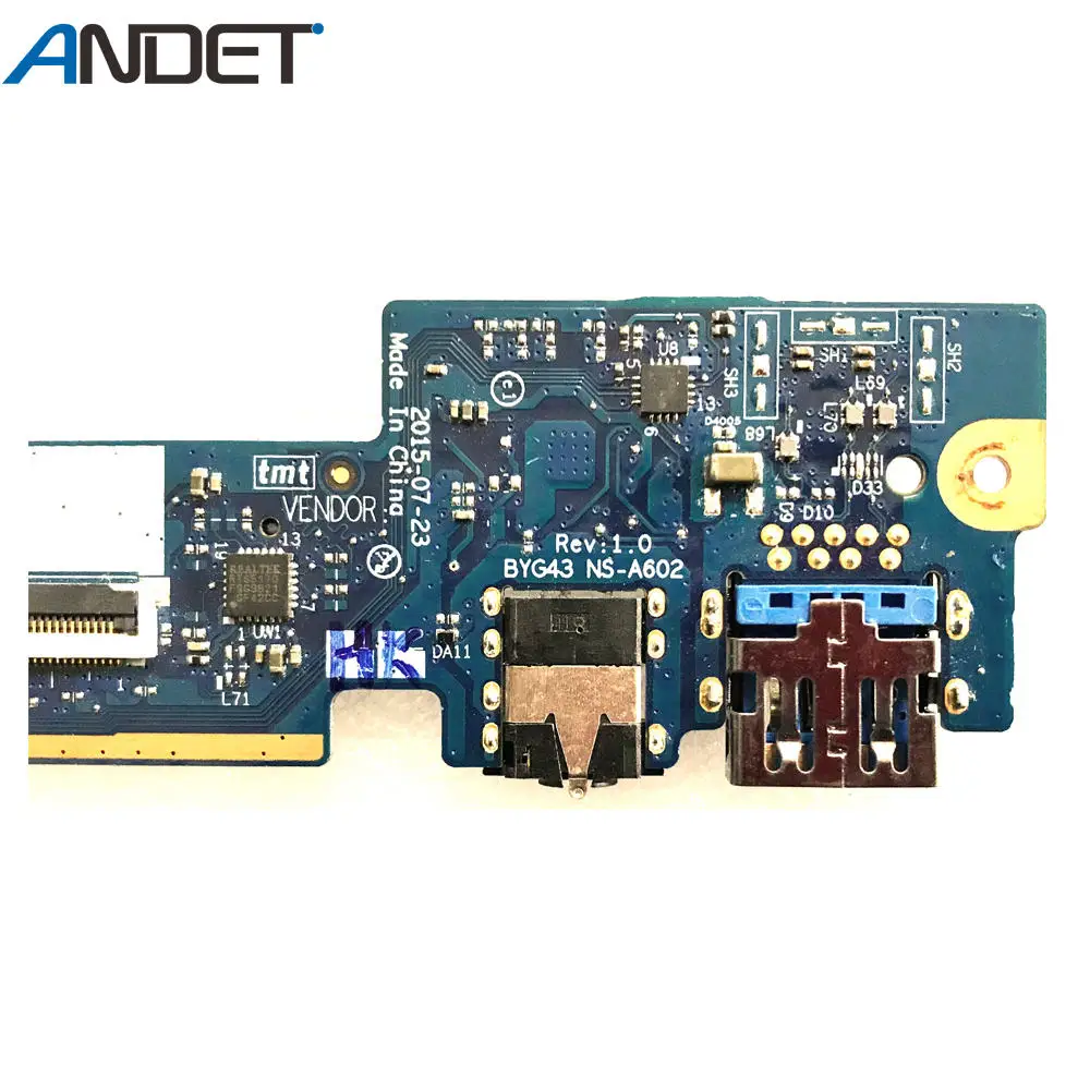 

Laptop USB Audio Board For Lenovo 700-14ISK Card Reader USB Audio Board IOB Cable NS-A602