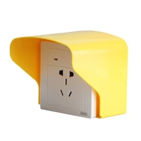 weatherproof electrical outlet box cover 1 gang outdoor outlet rainproof cover wall socket switch protective cover yellow