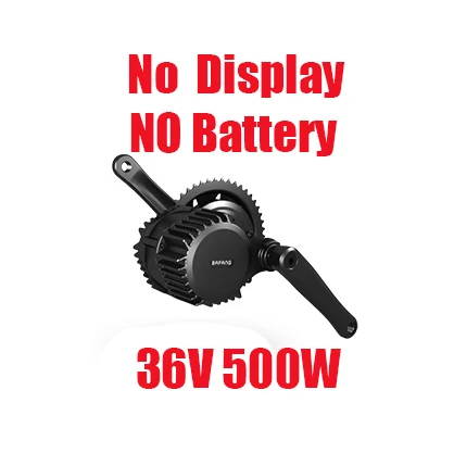 36V 500W NOdisplay BBS02 500W 36v Bafang мотор комплект с батареей 36В 13/14. 5/16ah/19.2AH для переделки электрического велосипеда e bkie велосипед комплект середине приводной двигатель - Цвет: 36V 500W NOdisplay
