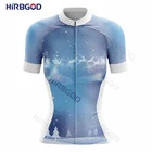Новая велосипедная рубашка HIRBGOD 2022, женская рубашка с коротким рукавом, велосипедная одежда, летняя быстросохнущая дышащая женская одежда для велоспорта