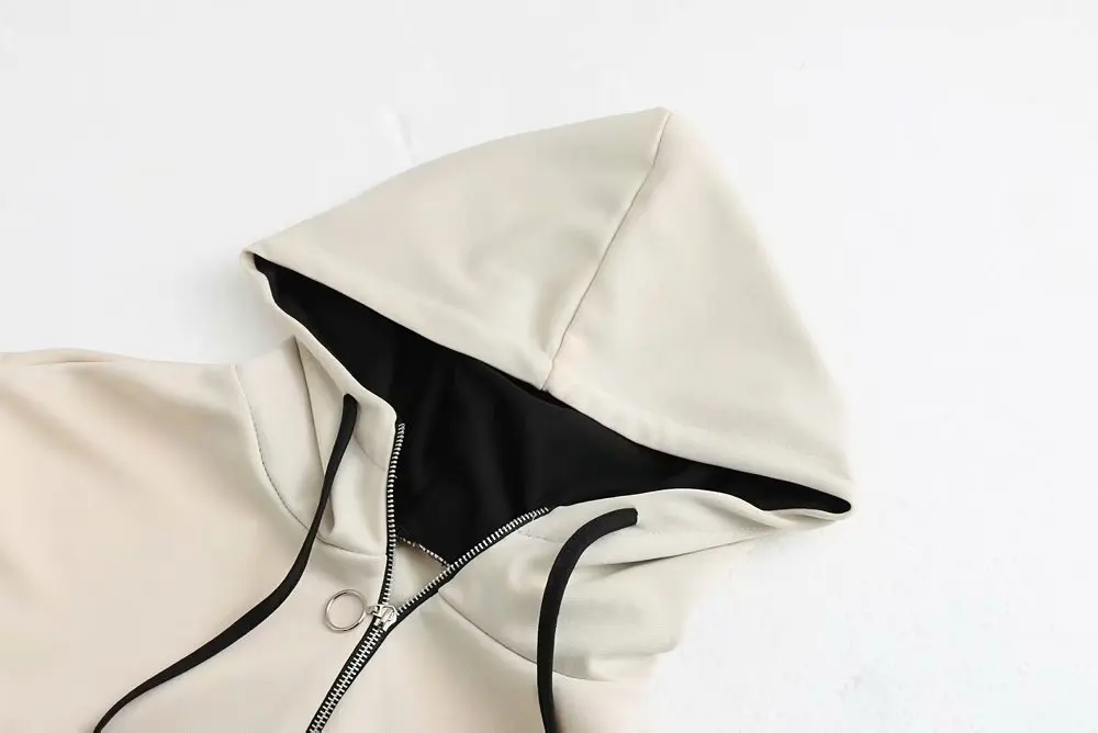 

Women Two Piece Set 2020 Spring-Autumn Patchwork Hoodies Set Oversize Ladies Sweatshirts Set Street-wear Girls tops set