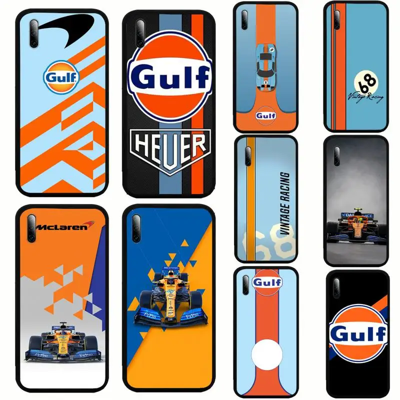 

Gulf Racing car Brand Phone Case For samsung Galaxy J6 J7 J8 prime note 8 9 10 20 lite plus pro ultra Cover