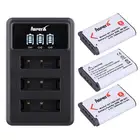 Зарядное светодиодный, со светодиодной подсветкой, 3 слота