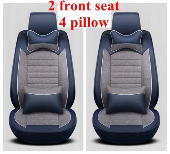 2 front 4 pillow Dingdian чехол для Nissan np300 leaf d22 sentra qashqai navara x-trail tiida versa murano livna автомобильные аксессуары - Название цвета: 2 front 4 pillow
