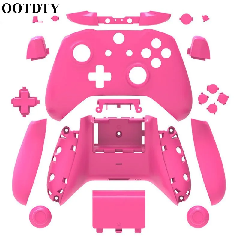 OOTDTY оболочка для Xbox One тонкая Замена Полный корпус и кнопки мод комплект матовый чехол