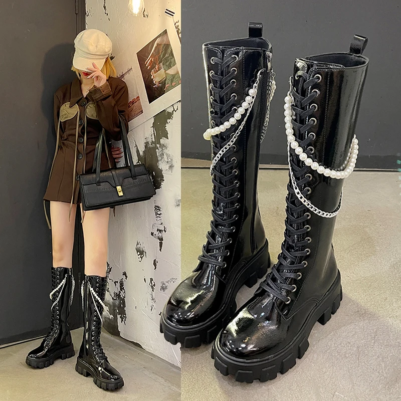 

Женские сапоги, Осенняя обувь, привлекательные сапоги до бедра на высоком каблуке, женские сапоги выше колена с круглым носком, женские сапо...