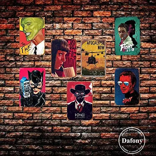 

Dafony Ghost Bc Tin Sign Wall Decor Metal Poster Retro Plaque Warning Sign Crafts for Office Cafe Club bar Cafe Game Room Bar