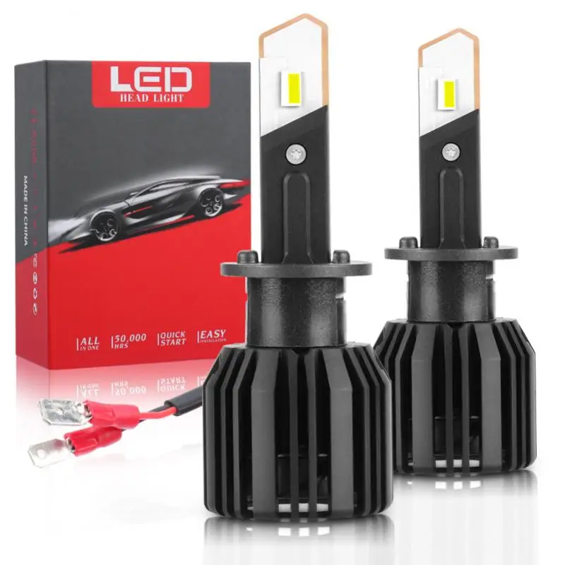 

H1 6000K 8000LM 50 W LED Bulb Auto Fog Light Auto Lamp Car Headlight Bulbs S9LED Car Headlights A Pair / Box