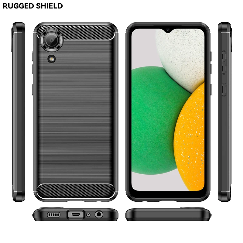 For Samsung Galaxy A03 Core Case Cover for Samsung Galaxy A03 Core Cover Shell Capa Coque Business Style Silicone TPU Phone Case