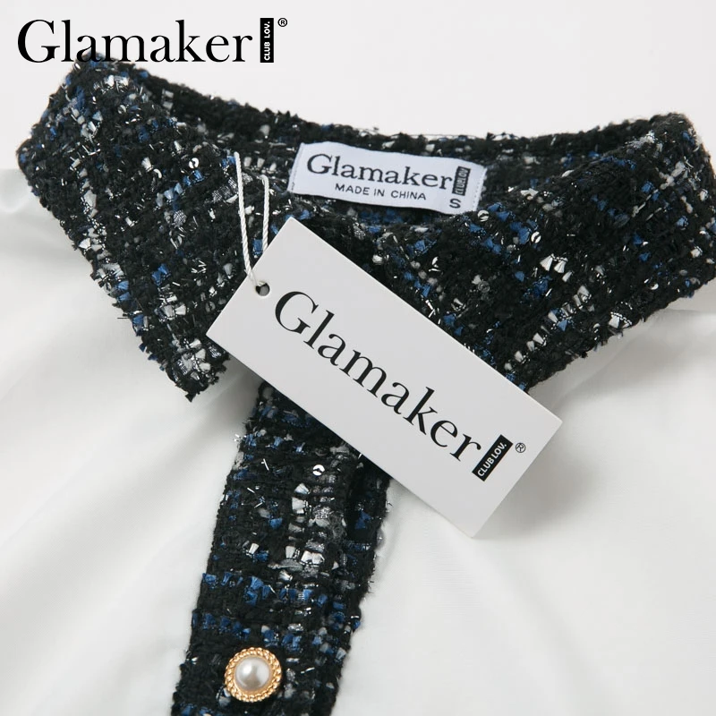 Glamaker, сексуальное облегающее твидовое короткое платье в стиле пэчворк, женское осеннее платье с длинным рукавом, элегантные женские вечерние платья для клуба, зимнее платье