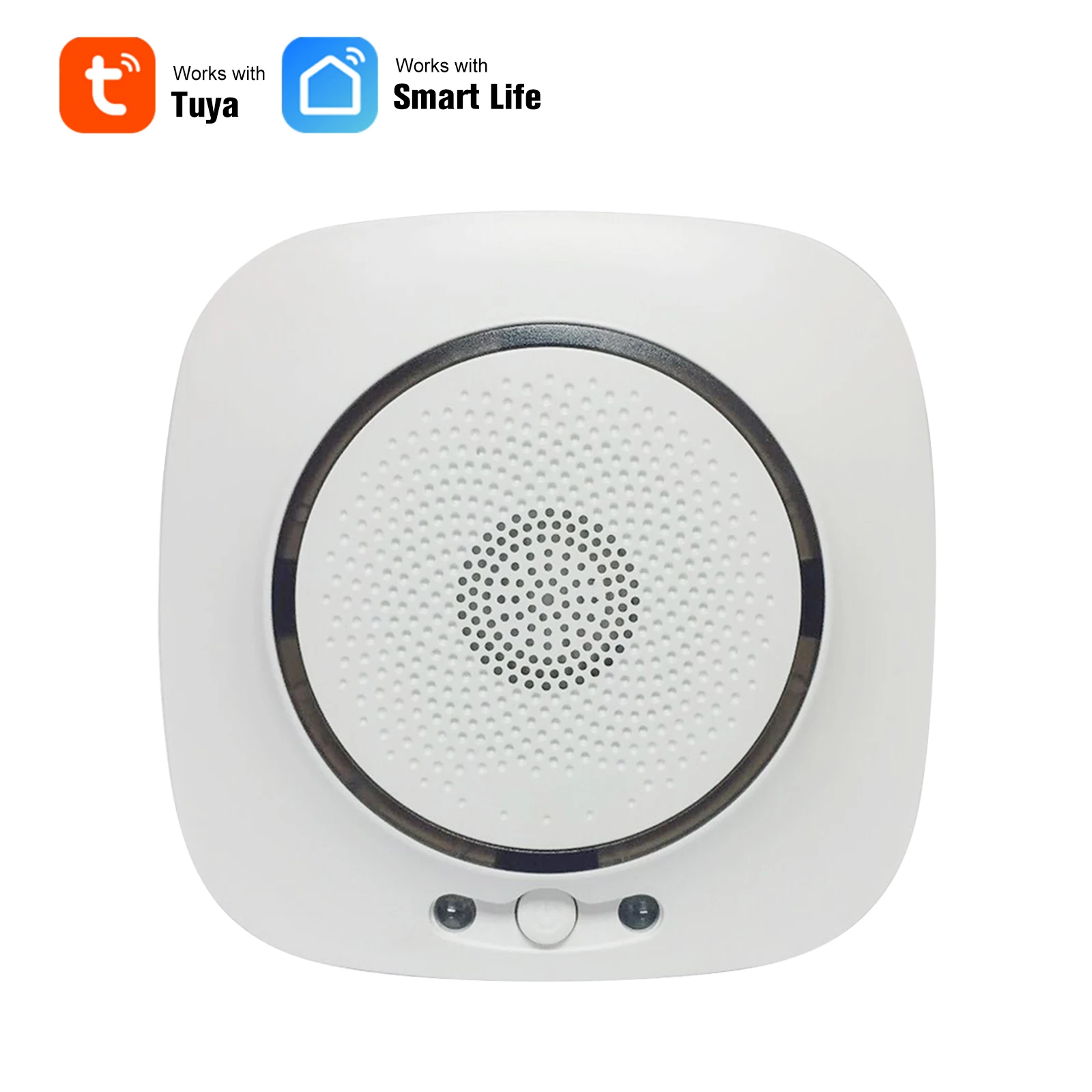 

Tuya Smart Life WIFI Kitchen Combustible Gas Leak Detector Network Natural Gas Sensor LPG Leaking Alarm Detector Security Home