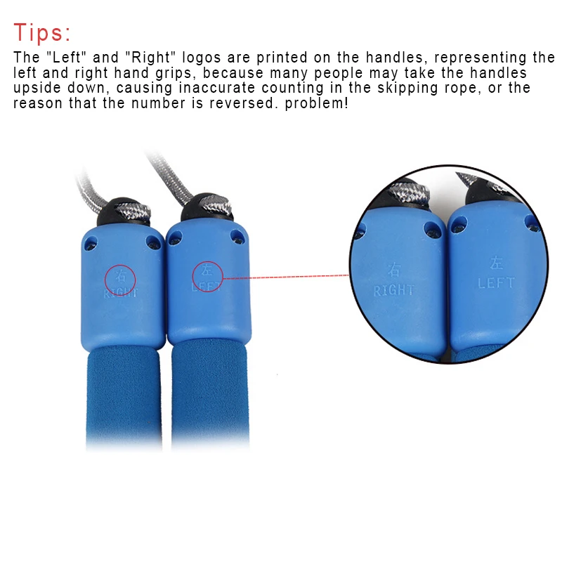 

Skipping Rope Jump Rope Cable for Exercise Fitness Training Sports with Counter WHShopping