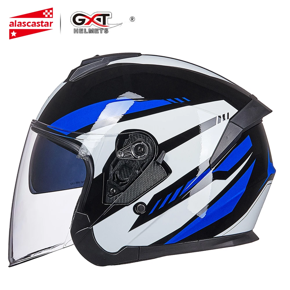 GXT мотоциклетный шлем для мужчин Capacete Casco Moto скутера на половину лица верховой