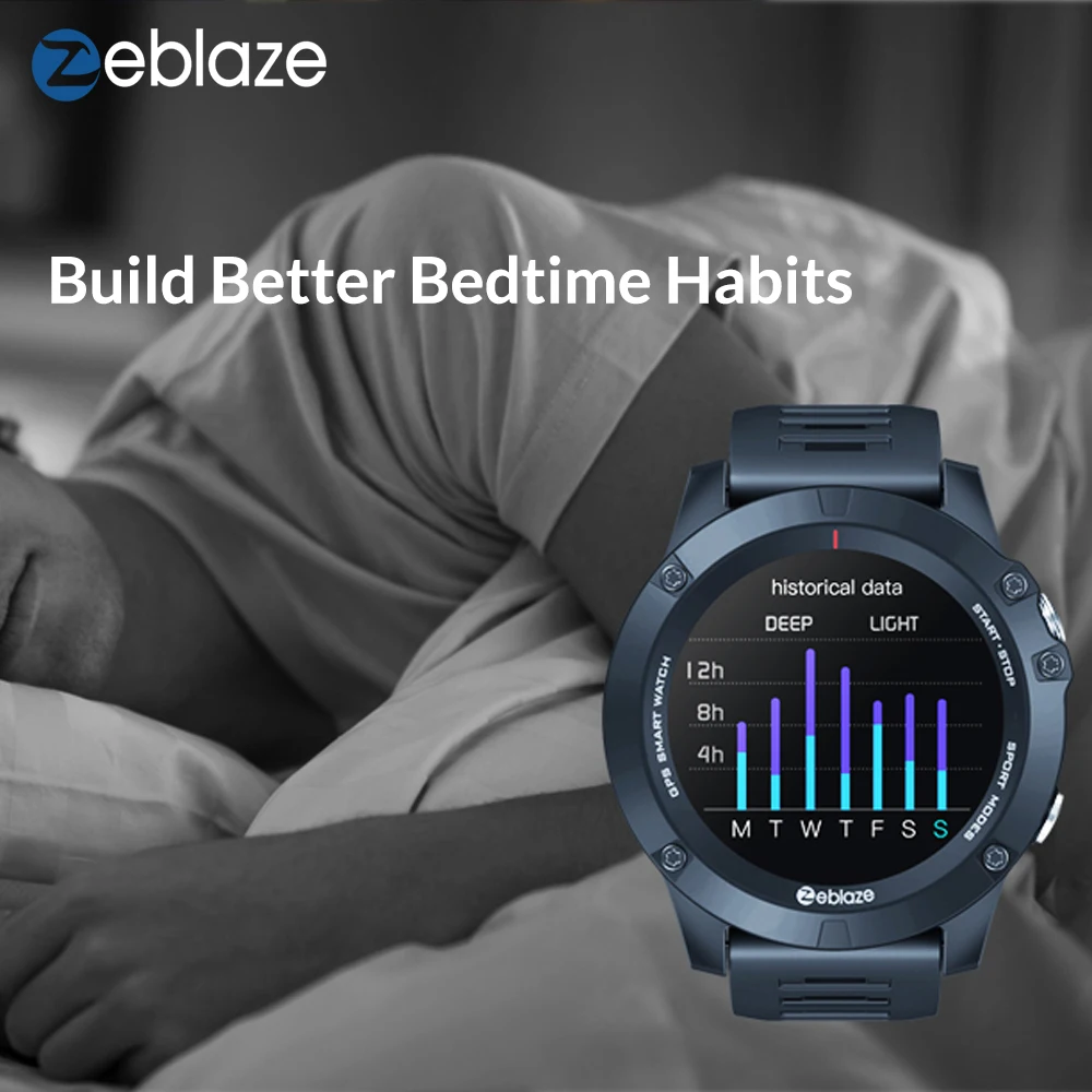 Оригинальные Zeblaze VIBE 3 GPS умные часы GLONASS Heart Rate IP67 водонепроницаемые спортивные с