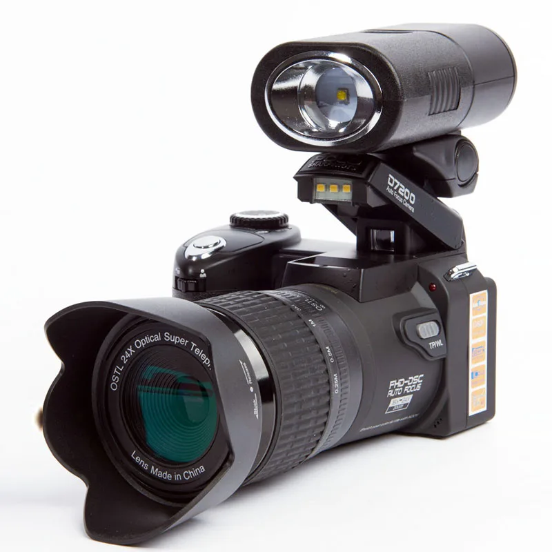 

Цифровая видеокамера Protax/POLO D7200, камера 33 МП, цифровая профессиональная камера, 24X оптический зум, камера плюс светодиодный ные фары бесплатн...