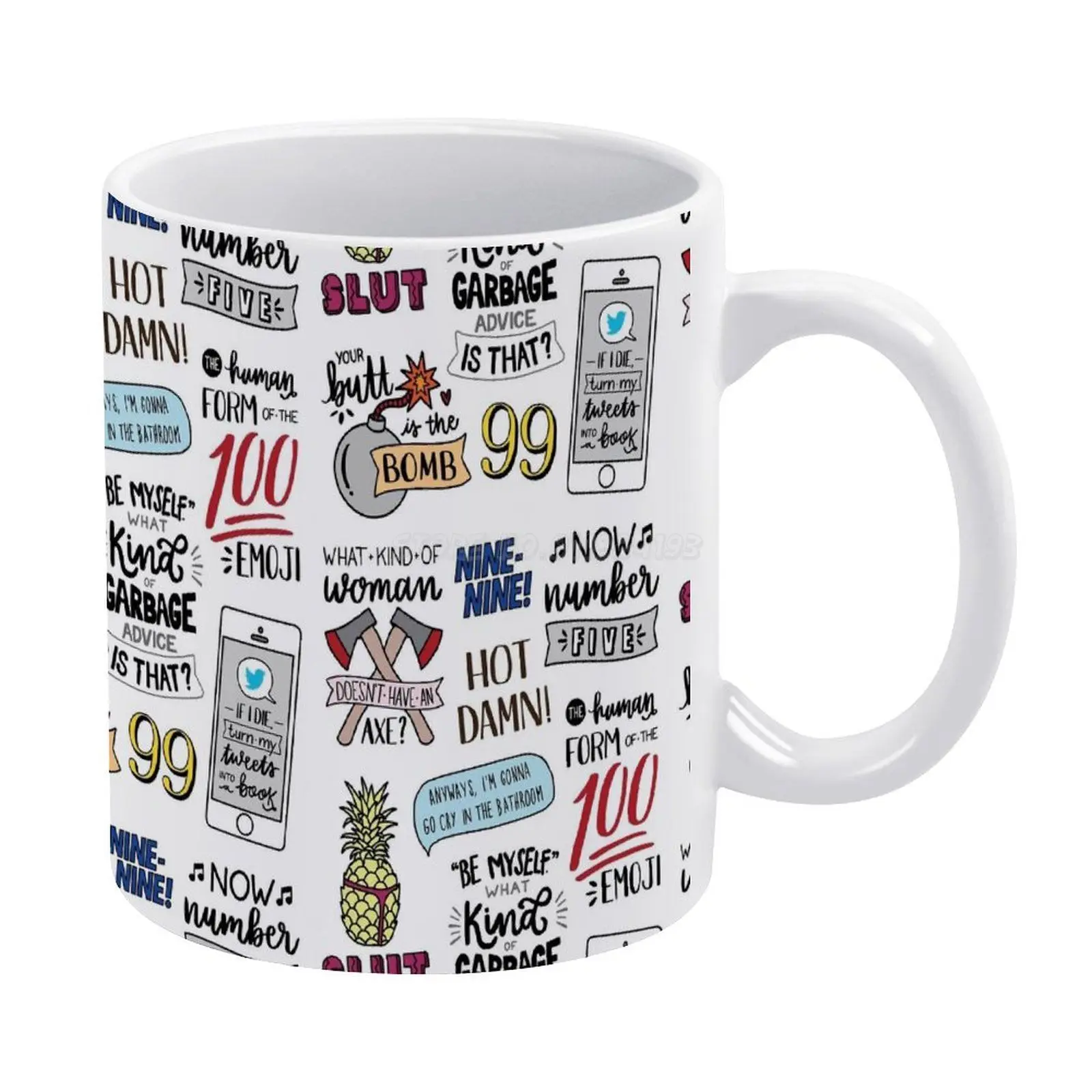 Бруклин Девять версий 2 ТВ-шоу художественная белая кружка для друзей и семьи