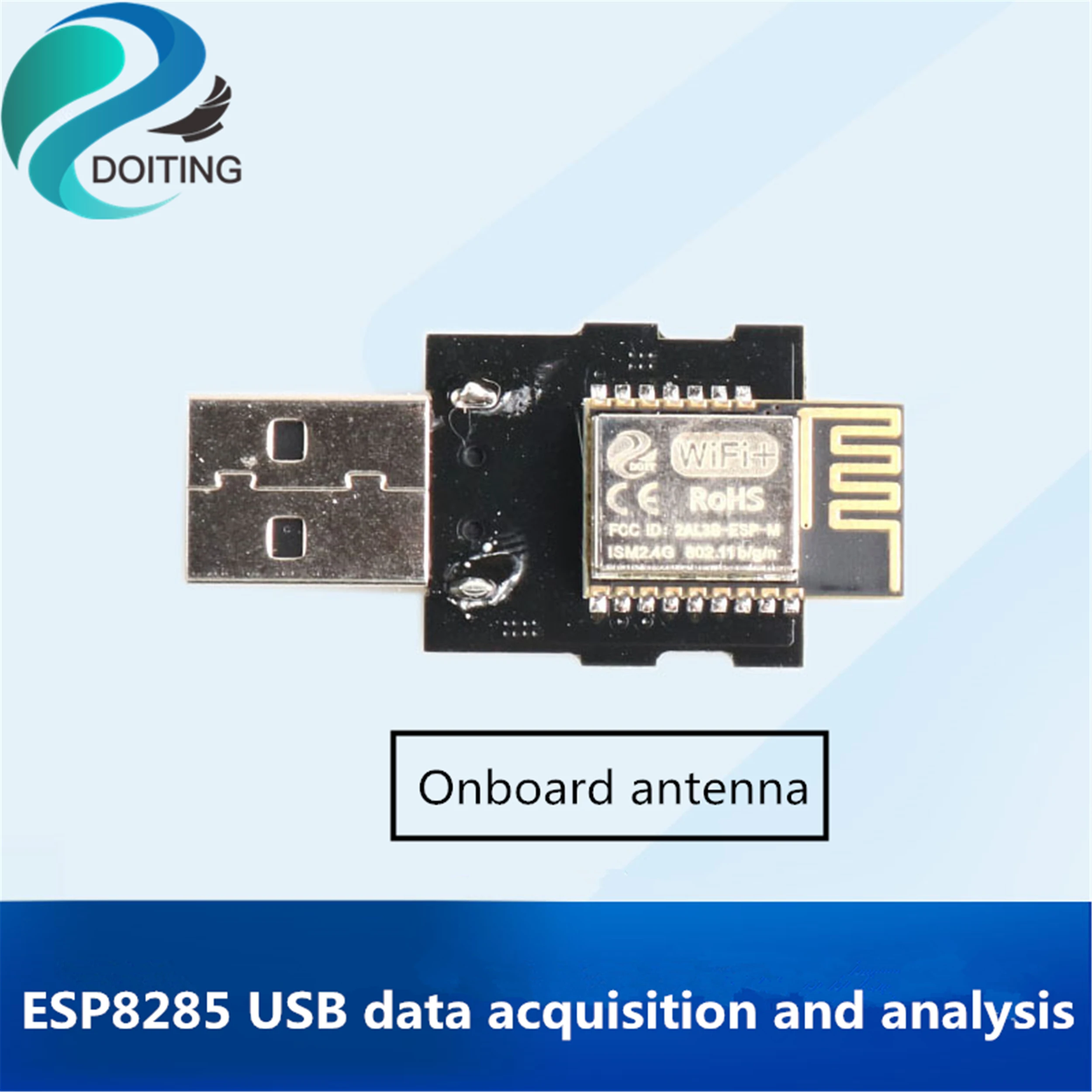 DOITING ESP8285 USB Wifi модуль 5V сбор и анализ данных Http загрузка MAC адресов