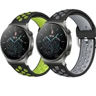 Ремешок силиконовый для Huawei watch Gt 2 Pro gt2 46 мм 2e, спортивный браслет для honor magic2 GS ProAmazfit Stratos Pace 3 2