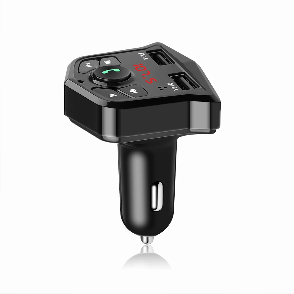 Автомобильный комплект KEBIDU Bluetooth 5 0 беспроводной fm-передатчик ЖК-дисплей mp3-плеер