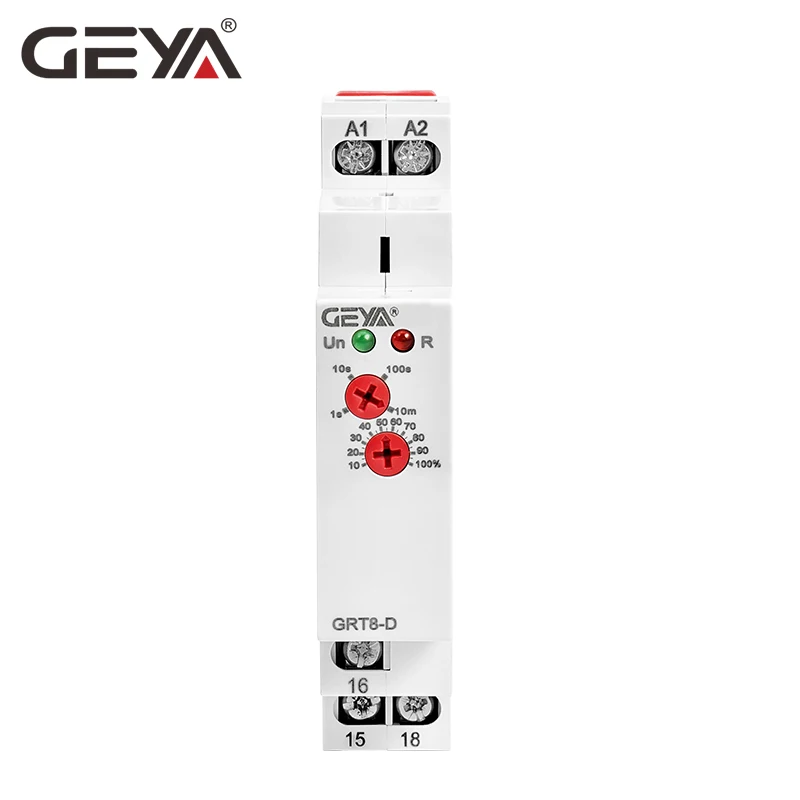 GEYA GRT8-D реле таймера с истинной задержкой без напряжения питания AC/DC12V-240V