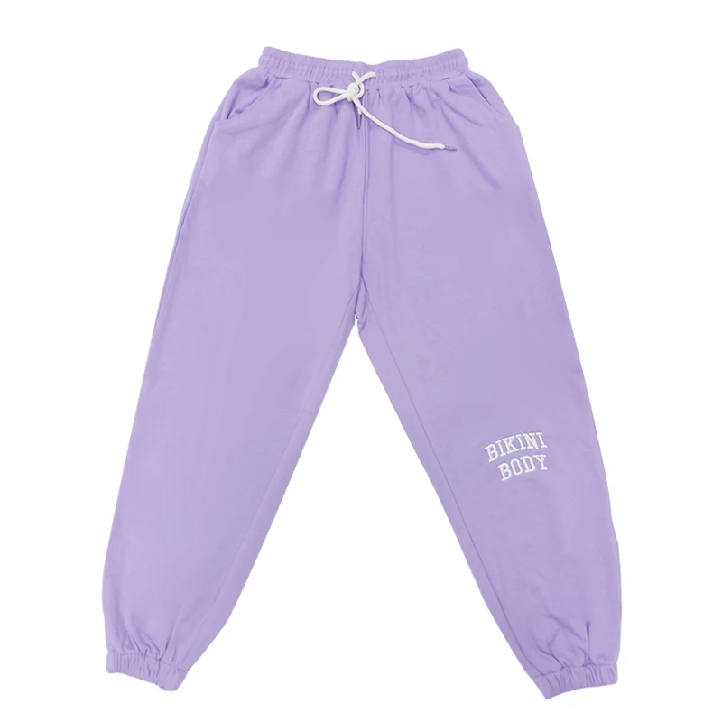 

Hip Hop Costumes Purple Female Thin Street Dance Casual Pants Foot Sports Trousers Women Modern Jazz Dancer Clothes DNV13271