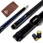 Чехол для бильярдного кия CUESOUL, 58 дюймов, 21 унция, 12 дюйма, соединяемый кленовый Кий для пула, 12,75 мм, наконечник кия с 1 ячейкой и 1 валом, чехол для бильярдного кия