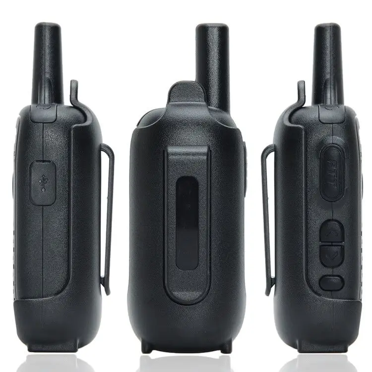 2PCS ABBREE AR-Q2 Professional Handy mini Walkie Talkie Mini VOX USB Charge UHF Two Way Radio Comunicador Transceiver Woki Toki - купить по