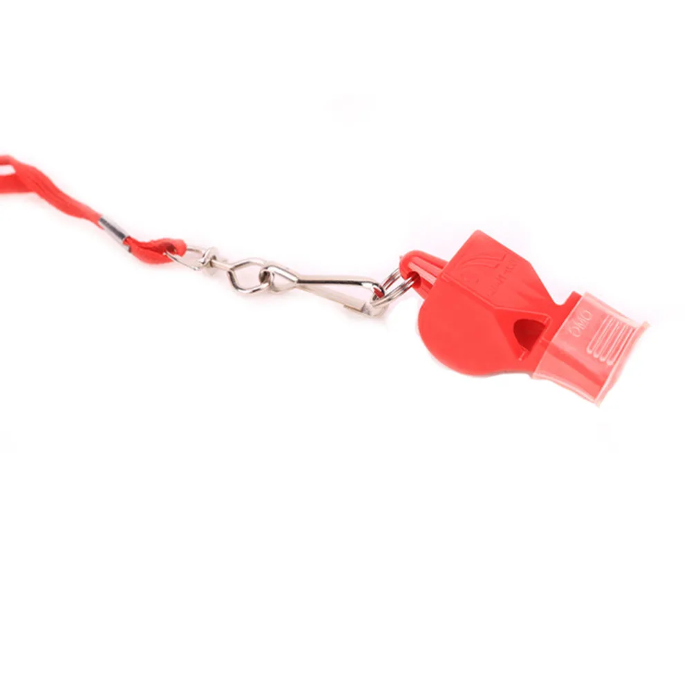 

ABS Plastic Sports Referee Emergency Whistle Survival Kit Outdoor Movement Soccer Outdoor Referee Silicone set Whistles