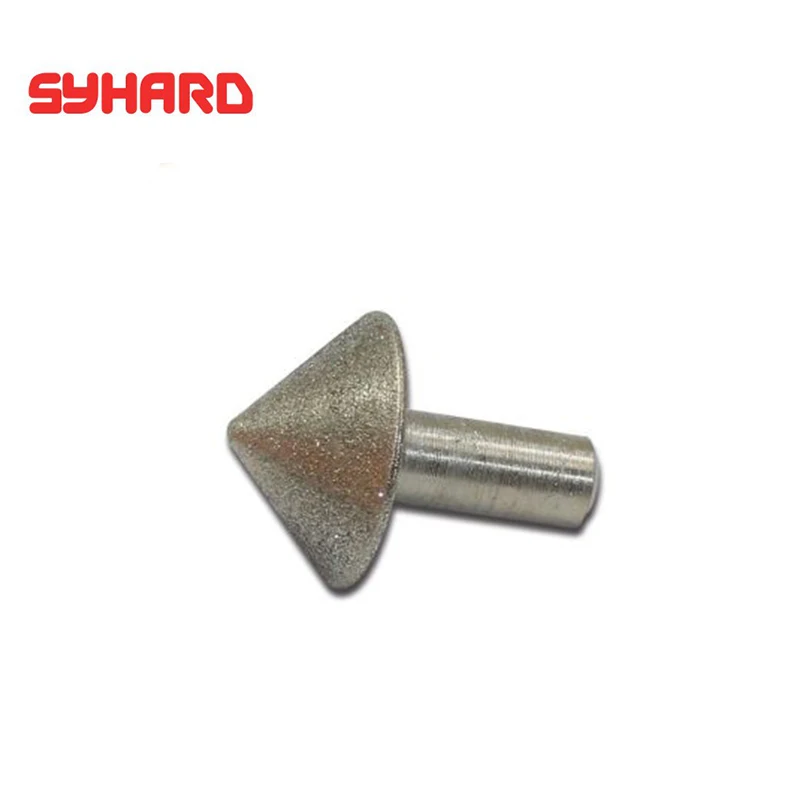 

2pcs/lot Electroplate Diamond Countersink Complete Cone For Glass Arrissing Diameter 20mm 30mm 40mm 50mm 60mm