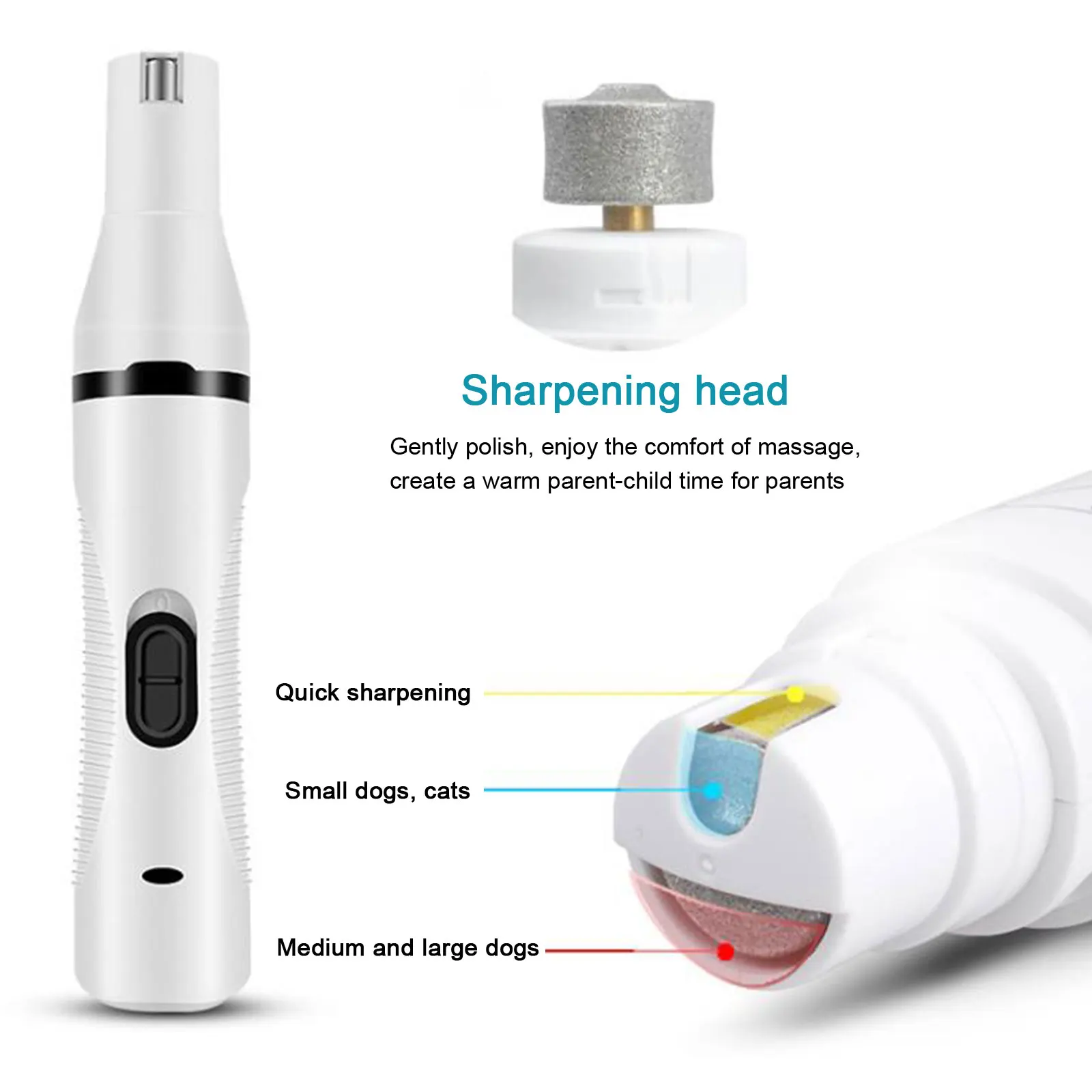 

Pet Grooming Machine Hair Trimming Shaver Electric Scissor Clipper 3 IN 1 Multifunctional USB Electric clippers