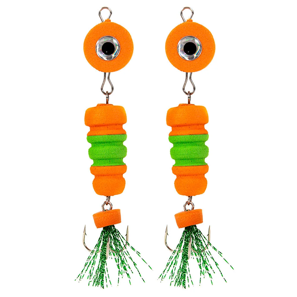 Новинка 2019 2 шт вспененные рыболовные приманки рыбные наборы для с пенопластом