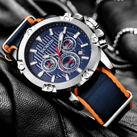 2021 ochstin mens watches quartz mens watch pilot leathernylon strap wristwatches waterproof fashion casual date dial clocks