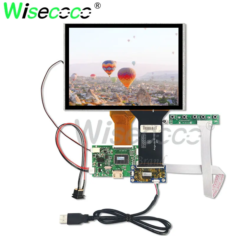 800*600 8 дюймов сенсорный экран панель с ttl 50pin драйвер платы для raspberry pi DVD плеер mici pc
