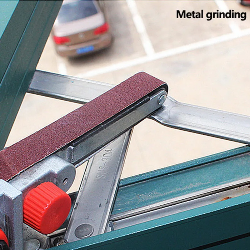 

Mini Sanding Belt Polishing Machine Adapter Attachment Converting Electric Angle Grinder To Belt Sander Wood Metal Working Tools