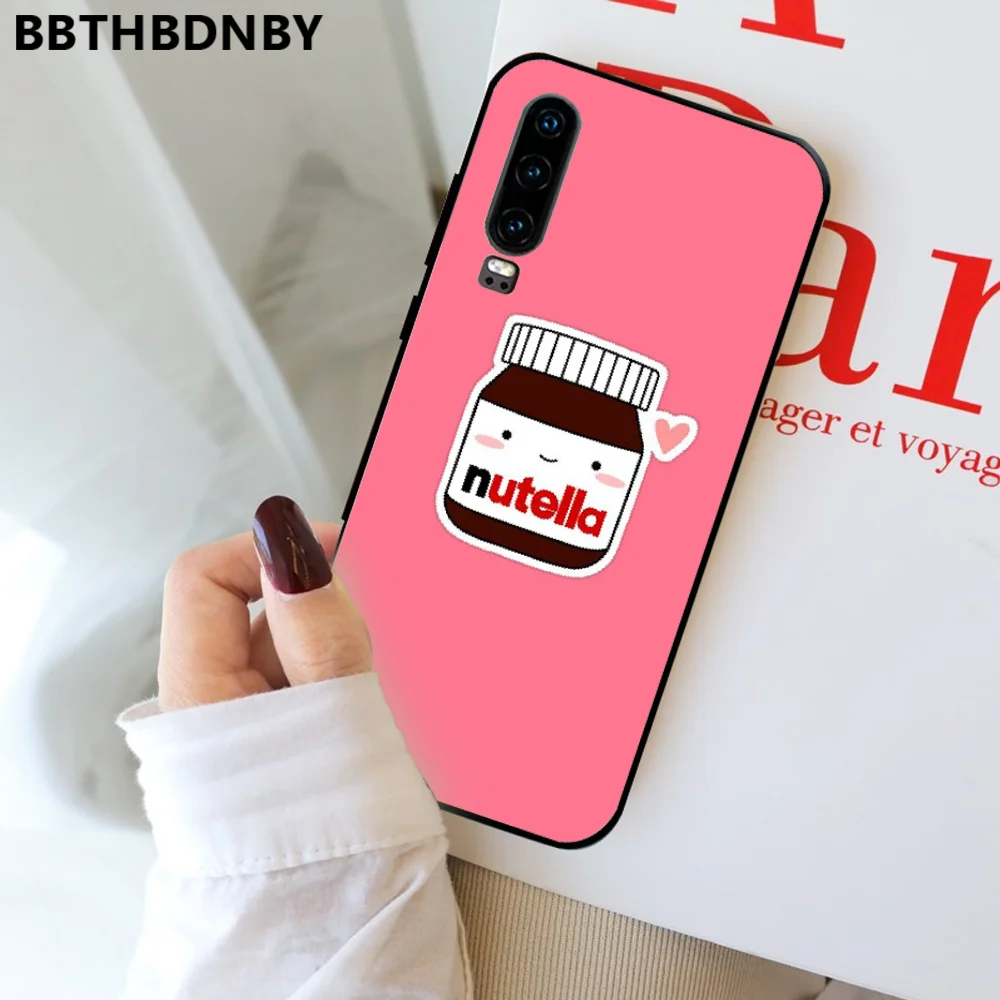 M & M's Chocolate Nutella Bottle черный мягкий чехол для телефона Huawei Honor 7C 7A 8X 8A 9 10 10i Lite 20 NOVA 3i