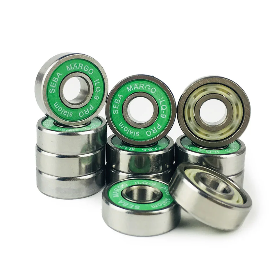 16 шт. высокоусиленные стальные подшипники для роликовых коньков|skate bearings|ilq-9