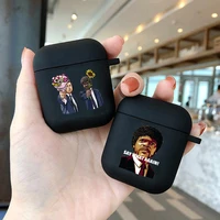 pulp fiction movie poster luxury painted soft silicone tpu case for airpods pro 12 3 black wireless bluetooth earphone box cover
