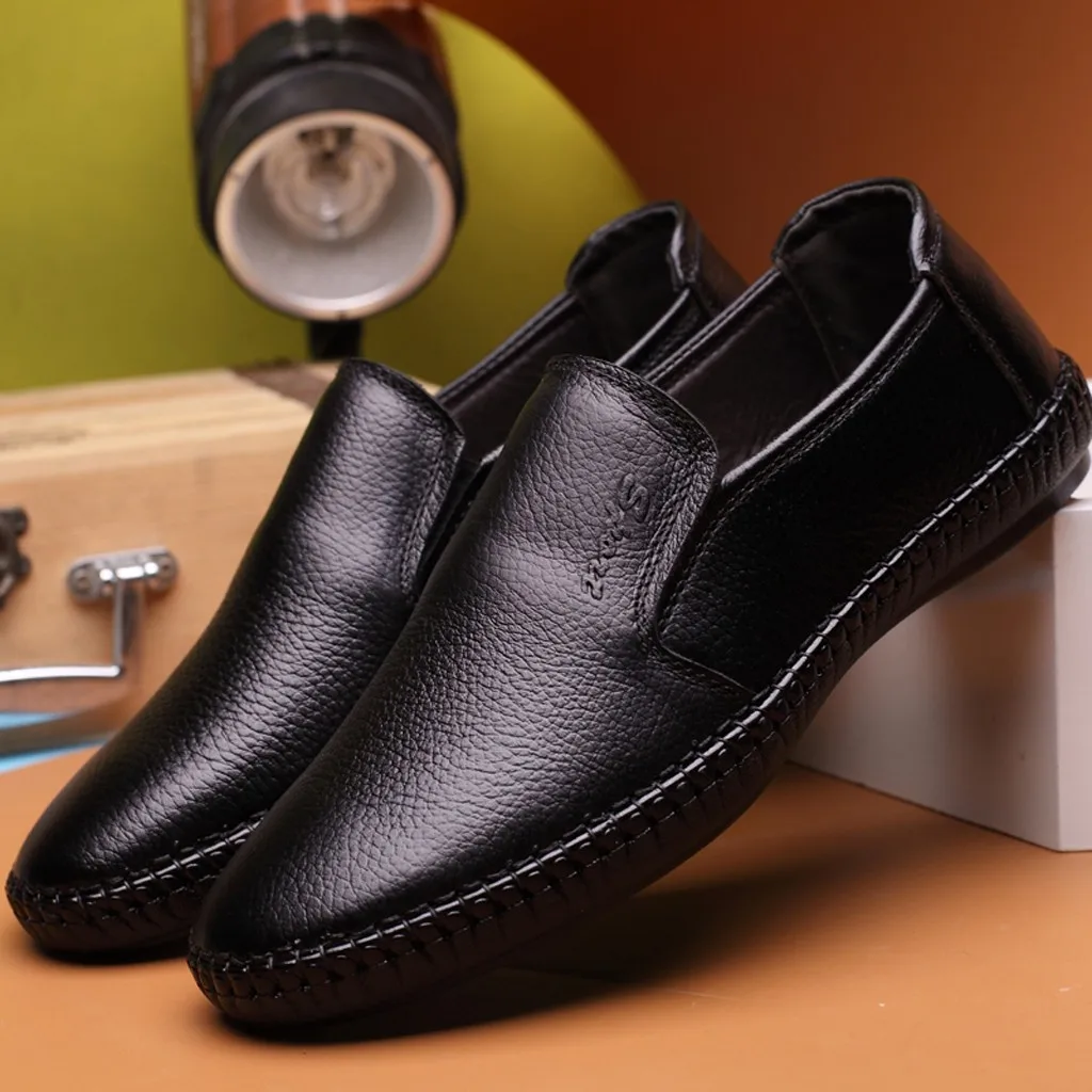 KANCOOLD модная мужская обувь в деловом стиле Мужская дышащая горошек без застежки