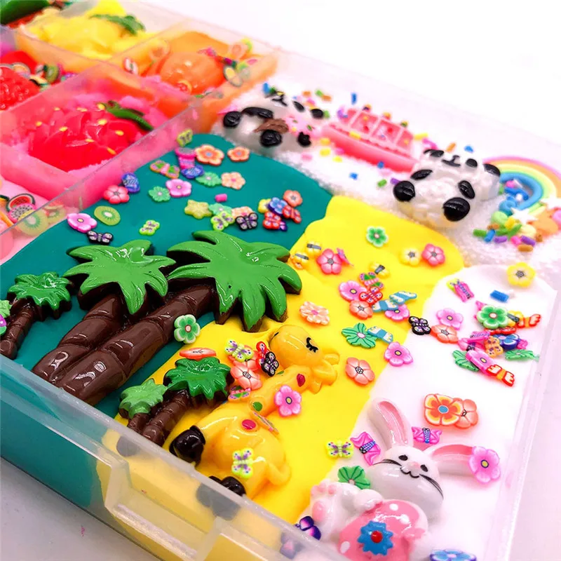 slime additives Cute Stretchy Individuality Charm Elasticity Slime Kids Relief Stress Toys Gift juguetes #3N06 | Игрушки и хобби