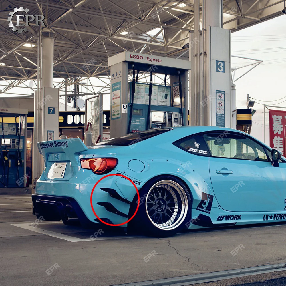 FRP Canard обшивка для BRZ FT86 GT86 FRS Rocket Bunny Ver 2 стекла/углеродного волокна Dai Canard(6 шт.) набор кузова тюнинг для BR-Z гонок