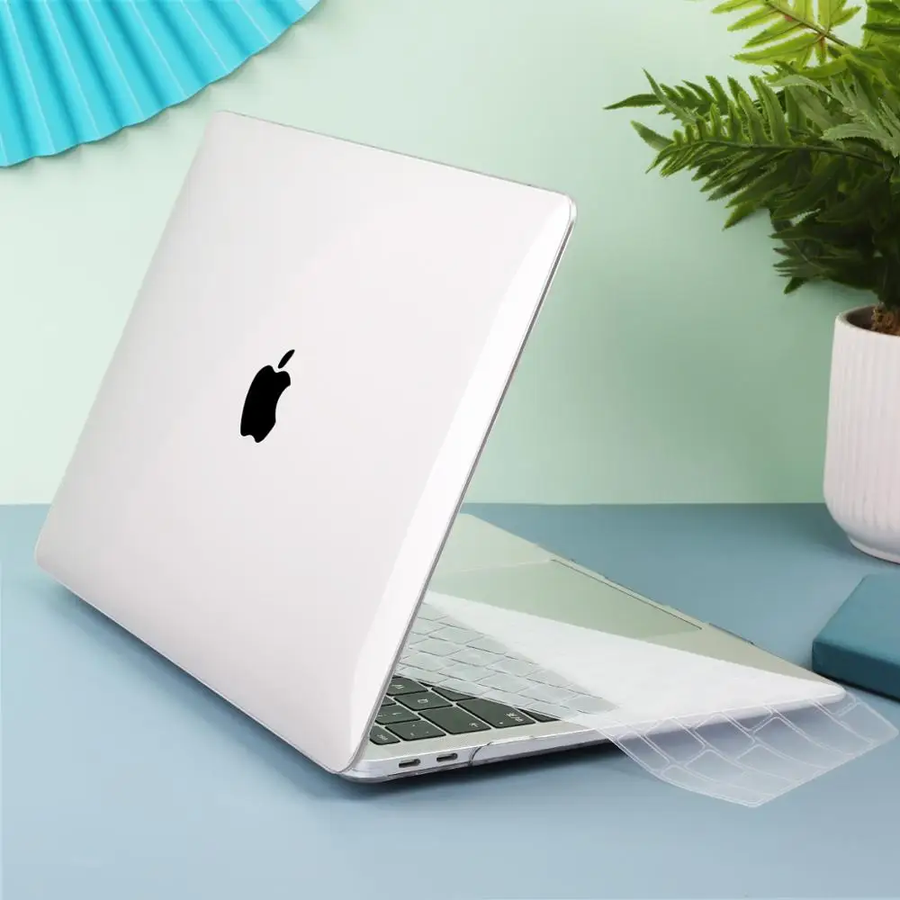 Чехол для MacBook Pro 13 дюймов 2020 A2338 A2289 прозрачный черный пластиковый твердый корпус