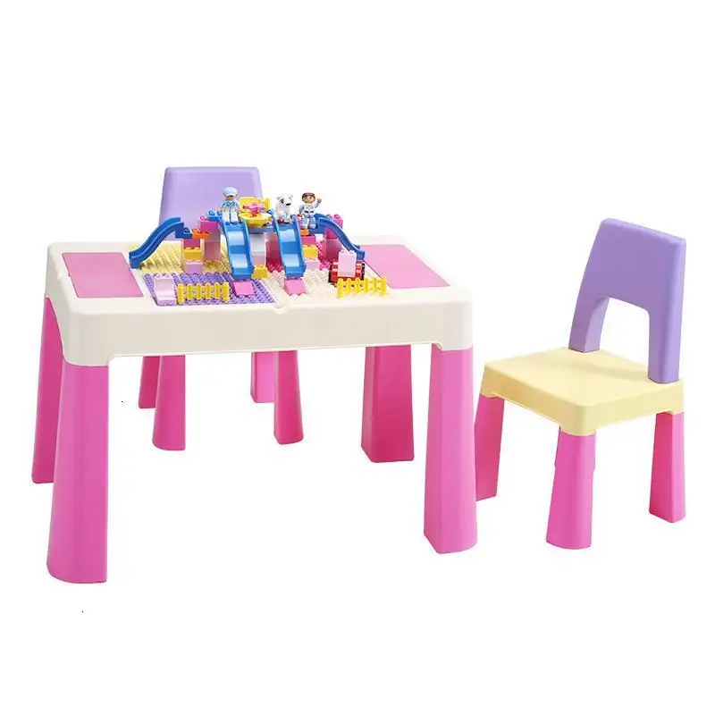 

Tavolino Y Silla Infantil Chair And Tavolo Bambini Mesa De Plastico Game Kindergarten Kinder Study For Bureau Enfant Kids Table