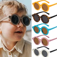 fashion round kids sunglasses boys girls 2021 new colorful sun glasses vintage cute children eyewear lentes de sol