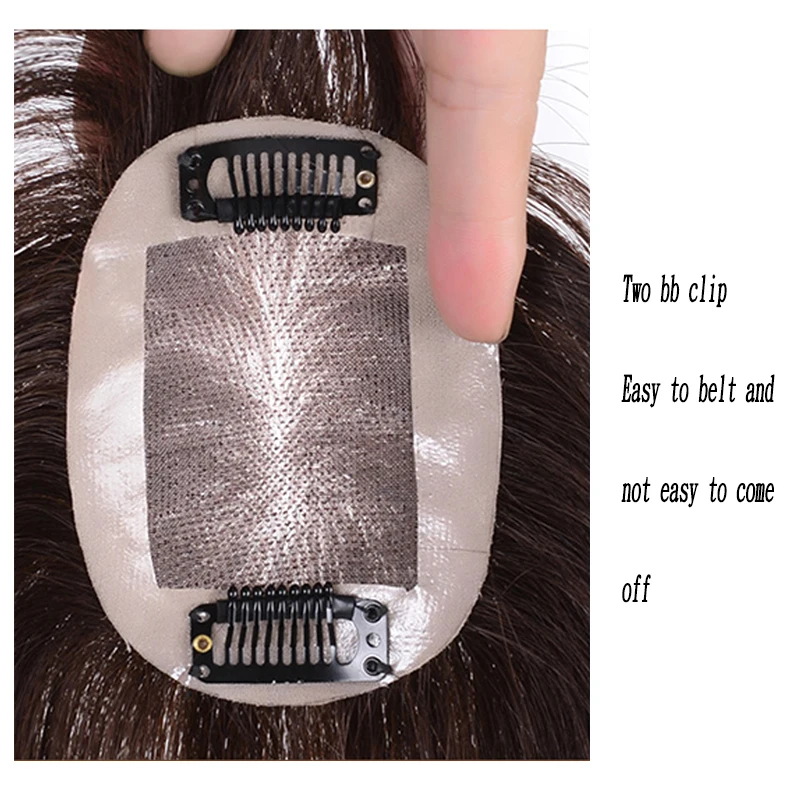 Термостойкие синтетические накладные волосы черного и коричневого цвета прямые