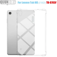 tablet case for lenovo tab m8 fhd 8 0 2019 silicone soft shell tpu airbag cover transparent protection bag fundas for tb 8705f