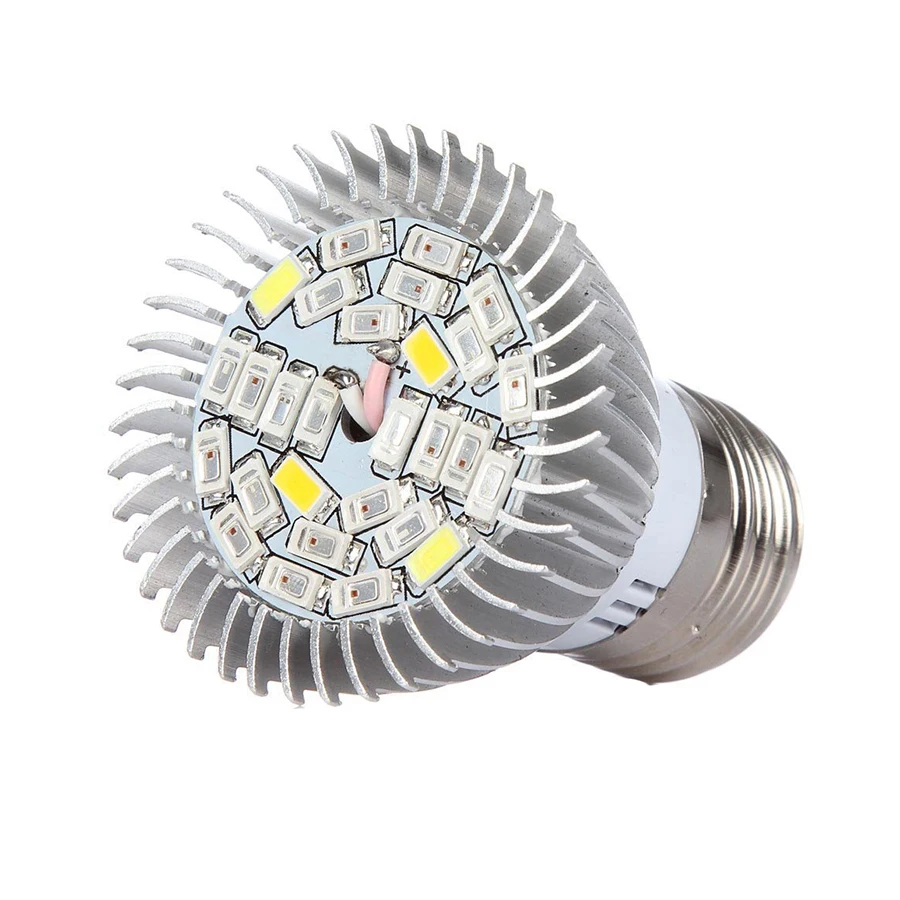 E27 Светодиодный светильник для выращивания полный спектр комнатных растений