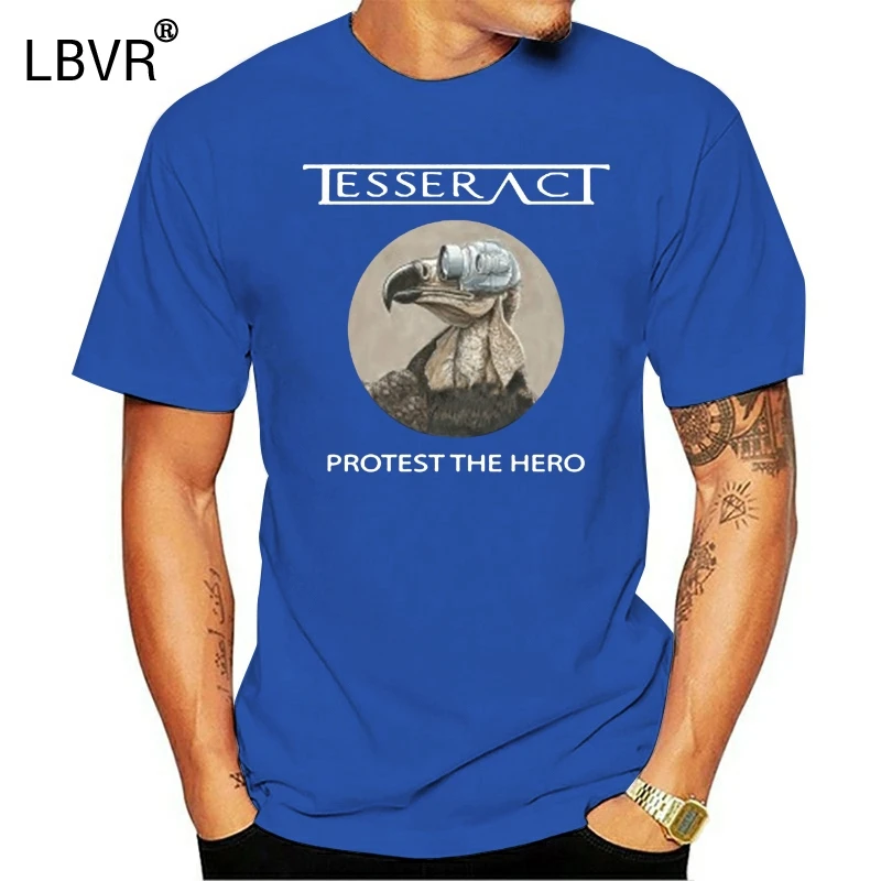 Новая Черная футболка TESSERACT Protest The Hero Rock Band Повседневная модная удобная с