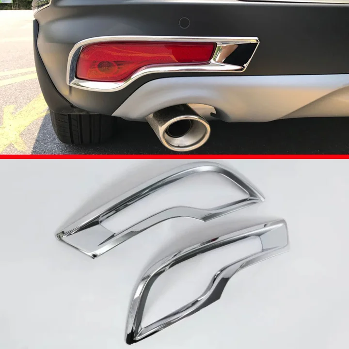 

ABS Chrome Rear Fog Light Lamp Cover Trim Molding Bezel Garnish For Honda CR-V CRV 2017 2018