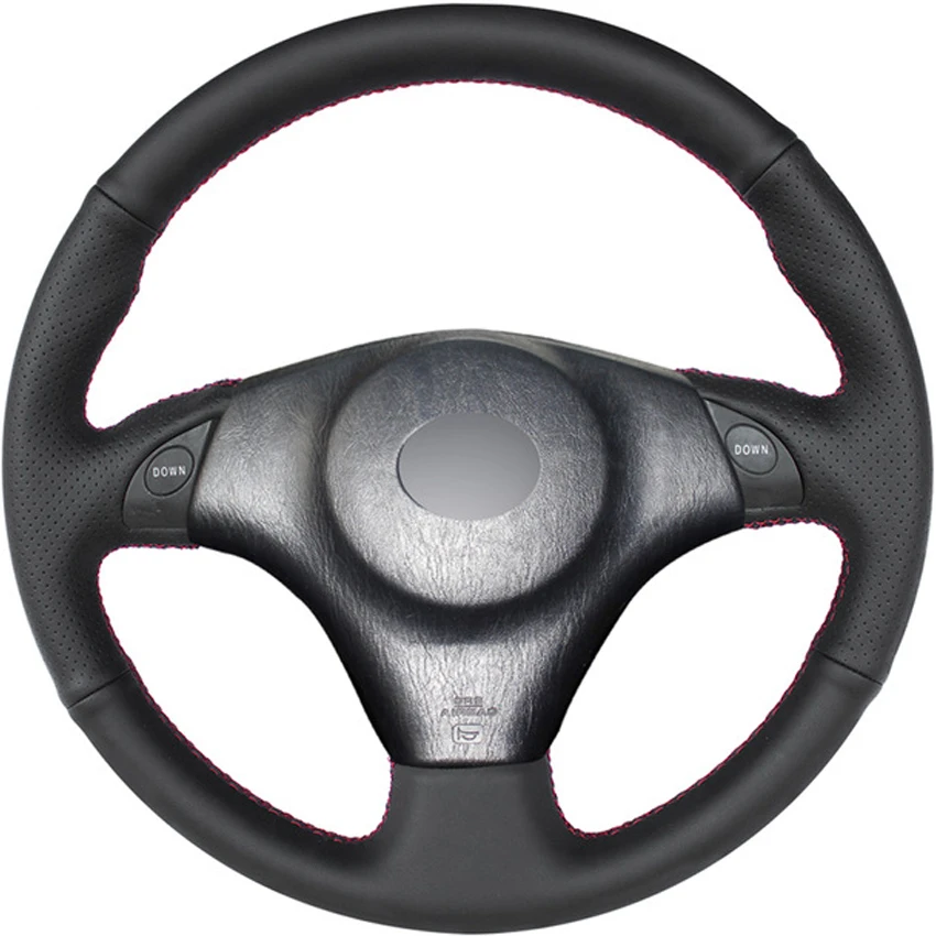 

Black PU Faux Leather DIY Car Steering Wheel Cover for Toyota RAV4 Celica 1998-2005 MR2 2000-2004 Lexus IS200 IS300 1999-2005